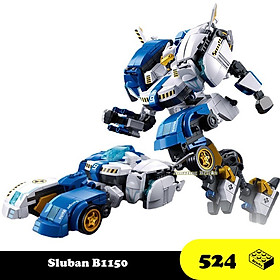 Đồ chơi Lắp ráp Robot biến hình, Sluban B1150 Ranger, Xếp hình thông minh, Mô hình Người máy