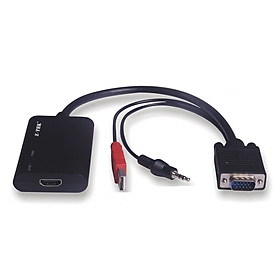 Mua Bộ chuyển đổi VGA sang HDMI có Audio Z-TEK ZE577C  chuyển đổi cổng xuất hình cho máy tính  laptop  box tivi  Hàng chính hãng