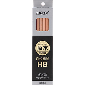 Hộp 12 Cây Chì Chuốt HB Baoke PL 1603