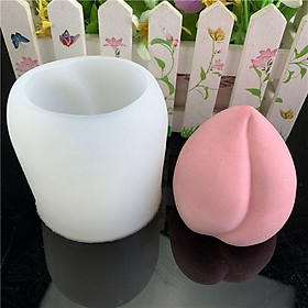 Mua Khuôn silicon 4D Quả đào lớn