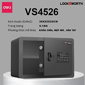 Két Sắt Vân Tay DELI, Két Sắt Điện Tử Thông Minh Chống Cưa Cắt Chống Cháy An Toàn Bảo Vệ Tài Sản