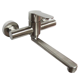 Vòi rửa chén nóng lạnh âm tường Inox SUS 304 Eurolife EL-1304