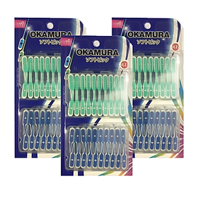 Combo 3 Vĩ Tăm siêu mềm Okamura silicon