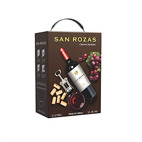 Mua Rượu vang bịch Chile San Rozas 3 lít