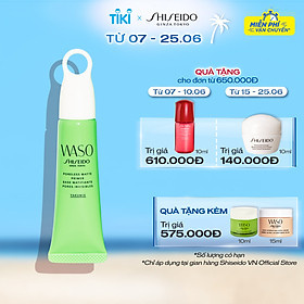 Kem Lót Trang Điểm Shiseido Waso Poreless Matte Primer 20ml