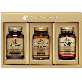 Combo tăng cường sức khỏe hệ miễn dịch Vitamin C, Vitamin D và Kẽm