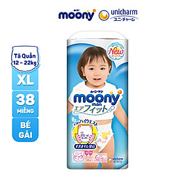 Tã Bỉm Quần Cao Cấp Moony Size M58, L44 BOY GIRL, XL38 BOY GIRL, XXL26 BOY