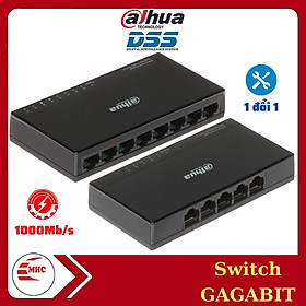 Mua Bộ chia mạng lan Gigabit 8 cổng  Switch mạng  Hub mạng lan Dahua- hàng chính hãng