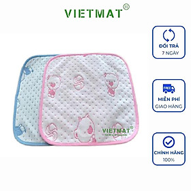 6 tấm 30x30cm miếng lót chống thấm cho bé Vietmat lót mông mềm mịn chống