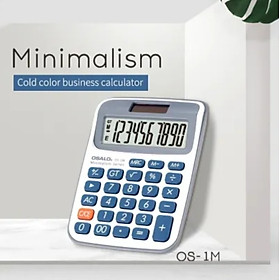 Máy tính OSALO OS-1M chính hãng, chất lượng cao(tiêu chuẩn Châu Âu-CE),10 chữ số, màn hình LCD Nhật sắc nét, bàn phím cực nhẹ, thiết kết trang nhã, đẹp mắt.