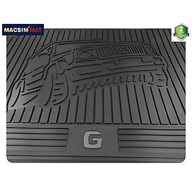 Thảm lót cốp xe ô tô Mercedes ben G nhãn hiệu Macsim 3W chất liệu TPE cao cấp màu đen