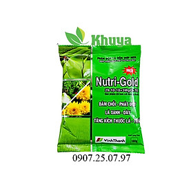 Phân bón lá hỗn hợp NPK Nutri Gold 100gr nhập khẩu trực tiếp CHLB Đức