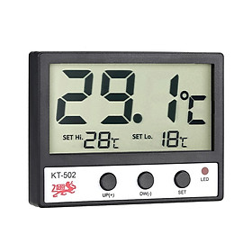 Máy đo nhiệt độ bể cá kỹ thuật số với màn hình LCD lớn