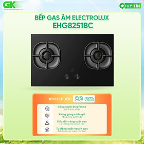 Mua Bếp ga âm 2 vùng nấu Electrolux EHG8251BC - Hàng chính hãng