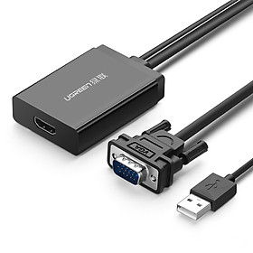 Bộ chuyển đổi VGA, audio sang HDMI UGREEN MM106 40213 - Hàng chính hãng