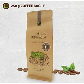 Cà Phê The Capital Coffee Bột Premium Gói 250g Công Nghệ Xay Hiện Đại Giữ Hương Thơm Nguyên Bản Đậm Đà