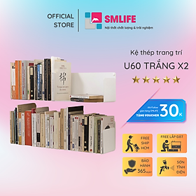 Hình ảnh Kệ trang trí treo tường chữ U60 (set 2)