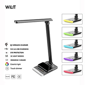 Mua Đèn Học Sinh Chống Cận WILIT H10Q - H10Q  Đèn Bàn  Mẫu Mới Nhất 2023  Tích Hợp Sạc Không Dây  Nhập Đức - Nâu