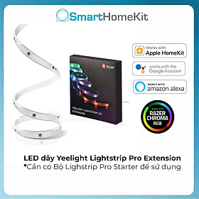 Hình ảnh Bộ đèn LED dây RGB Yeelight Lightstrip Pro Extension 1M nối dài - Hàng Chính Hãng