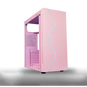 Mua Vỏ Case Máy Tính VSP V3-603P Pink  (Màu Hồng) - Hàng Chính Hãng