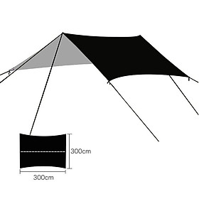 Siêu Nhẹ Ngoài Trời Di Động Võng Bạt Phủ Treo Lều Chống Mài Mòn Lớn Đa Năng Thảm Gấp Gọn Chống Tia UV Chống Thấm Nước - one