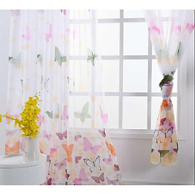 Mua Màn Cửa Hình Bướm (100cm*270cm). Màu sắc sặc sỡ cho căn phòng thêm sinh động
