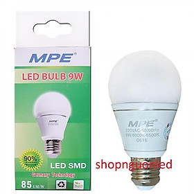 Mua Đèn led bulb 9W/ 5W/ 3W tròn- ánh sáng trắng mpe  giá tốt  (NÊN MUA)  chất lượng  uy tín  tiết kiệm điện năng