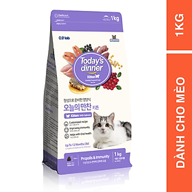 [1KG ] - Thức ăn hạt cho mèo nhỏ TODAY'S DINNER