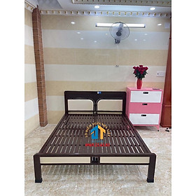 Giường sắt giường ngủ thiết kế 1M2X2M