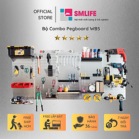 Mua Bảng Treo Đồ Nghề Pegboard Cơ Khí SMLIFE WB5 Lưu Trữ Trưng Bày Dụng Cụ Sửa Chữa Thông Minh Dễ Tìm Kiếm