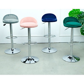 Mua Ghế xoay quầy bar Tundo mặt nệm nỉ nhung cao cấp