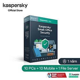 Mua Phần mềm diệt virus cho doanh nghiệp nhỏ Kaspersky Small Office Security 10 PCs 10 Mobile 1 Server - Hàng chính hãng