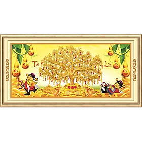 Mua Tranh thêu chữ thập Cây Tiên Thần Tài 53586 kt92x47cm
