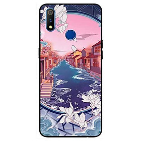 Ốp lưng in cho Realme 3 Mẫu Khung Cảnh