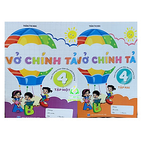 Sách - Combo 2 cuốn Vở chính tả lớp 4 ( theo chương trình giáo dục phổ thông 2018 ) (BT)