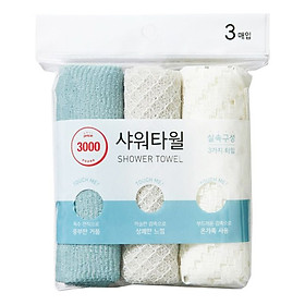Bộ 3 Khăn Tắm Tẩy Tế Bào Chết Only Price