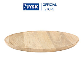 Mua Khay trang trí | JYSK Gerner | gỗ tự nhiên | màu sồi | DK30cm