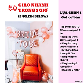 Bong bóng trang trí tiệc chia tay độc thân bachelorette party ctdt05