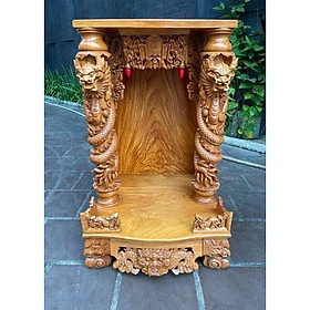 Mua Bàn thờ thần tài Gõ Lào 60 x 98cm   bàn thờ ông địa cao cấp   hàng liền khối