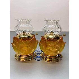 Mua COMBO 2 CHIẾC ĐÈN THỜ DẦU BÚP SEN VÀNG (NHIỀU KÍCH THƯỚC) KH18268