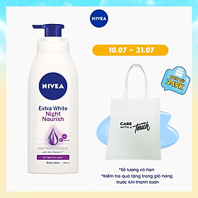 Sữa Dưỡng Thể Trắng Da Nivea Ban Đêm 400ml - 88126