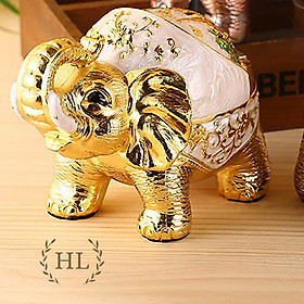 Mua (HÀNG ĐẸP) Gạt tàn hoàng gia Voi Thái | GẠT TÀN VOI HOA VĂN HỌA TIẾT TÂN CỔ ĐIỂN