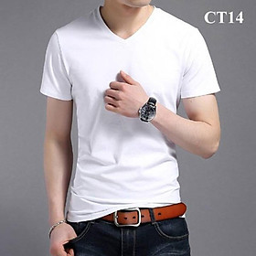 Áo thun nam cổ tim, vải cotton mịn mát, cực chất lượng, nhiều màu