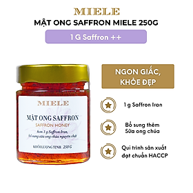 Mật Ong Saffron Miele 250g