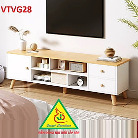 Kệ Tivi Hiện Đại cho phòng khách VTVG28 - Nội thất lắp ráp Viendong Adv