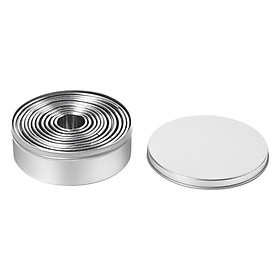 Round Biscuit Moulds Stainless Steel Cookie Biscuit Cutter DIY Baking Cake Mold Pastry Baking Tool