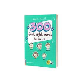Sách - Combo 300 First sight words for kid (Tập 1 + Tập 2) - MCBooks