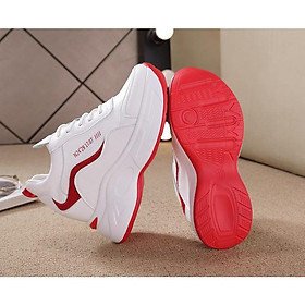 Giày thể thao nữ độn đế, sneaker độn đế loại cao cấp, 8.5cm tôn chiều cao, bằng da PU, 2 màu