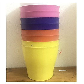 10 Chậu Nhựa CDT Plastic TD 145 Nhiều Màu Sản Xuất Tại Việt Nam - Nhiều Màu