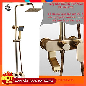 Mua Bộ sen cây tắm nóng lạnh cao cấp vàng ánh kim SC 14